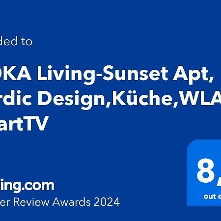 Moka Living-Sunset Apt, Nordic Design,Kueche,Wlan, Smarttv Magdeburg Ngoại thất bức ảnh