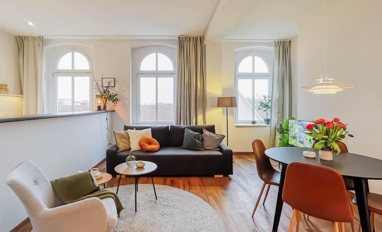 Moka Living-Sunset Apt, Nordic Design,Kueche,Wlan, Smarttv Magdeburg Ngoại thất bức ảnh