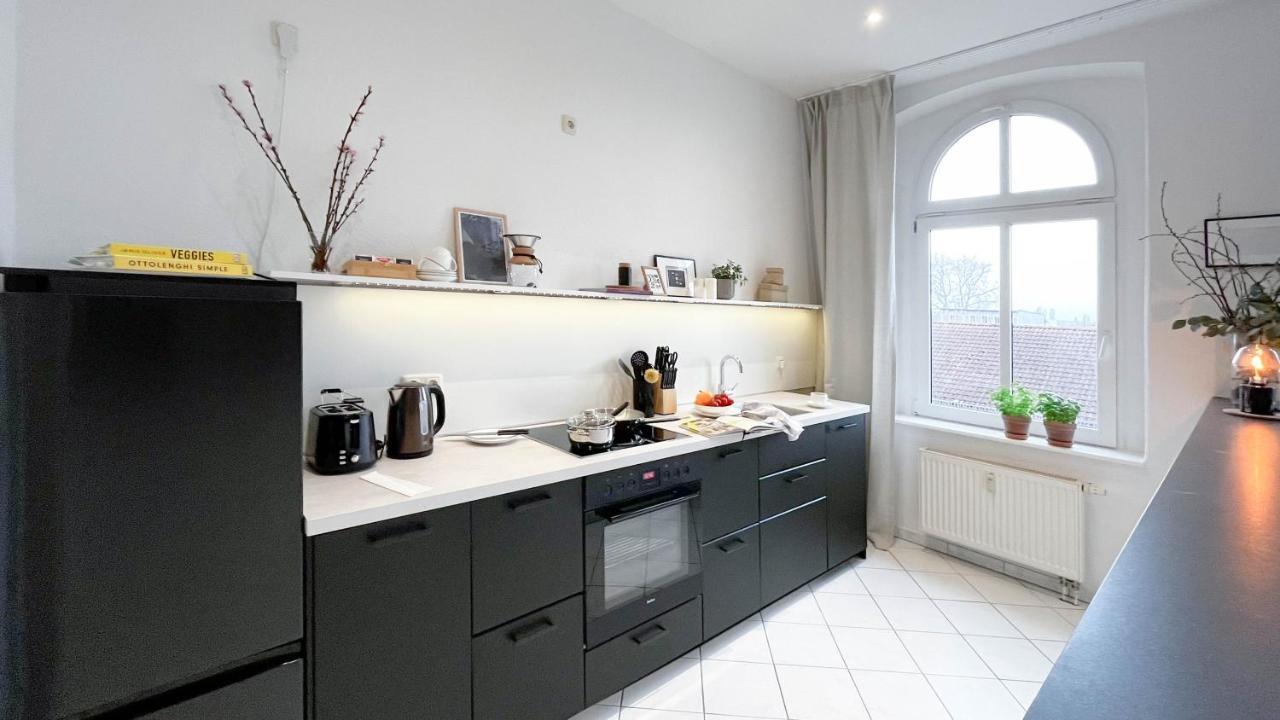 Moka Living-Sunset Apt, Nordic Design,Kueche,Wlan, Smarttv Magdeburg Ngoại thất bức ảnh