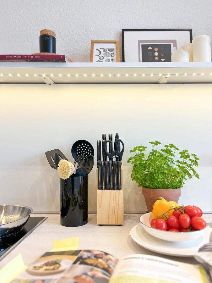Moka Living-Sunset Apt, Nordic Design,Kueche,Wlan, Smarttv Magdeburg Ngoại thất bức ảnh