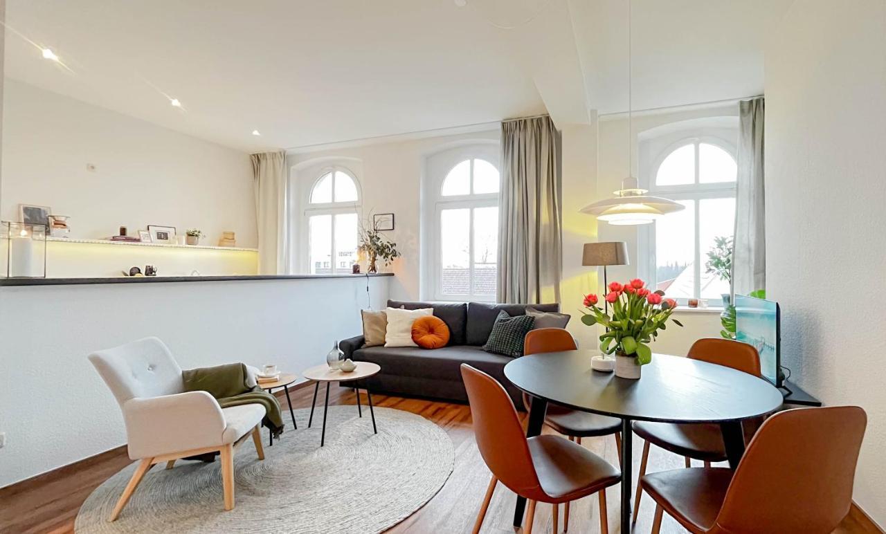 Moka Living-Sunset Apt, Nordic Design,Kueche,Wlan, Smarttv Magdeburg Ngoại thất bức ảnh