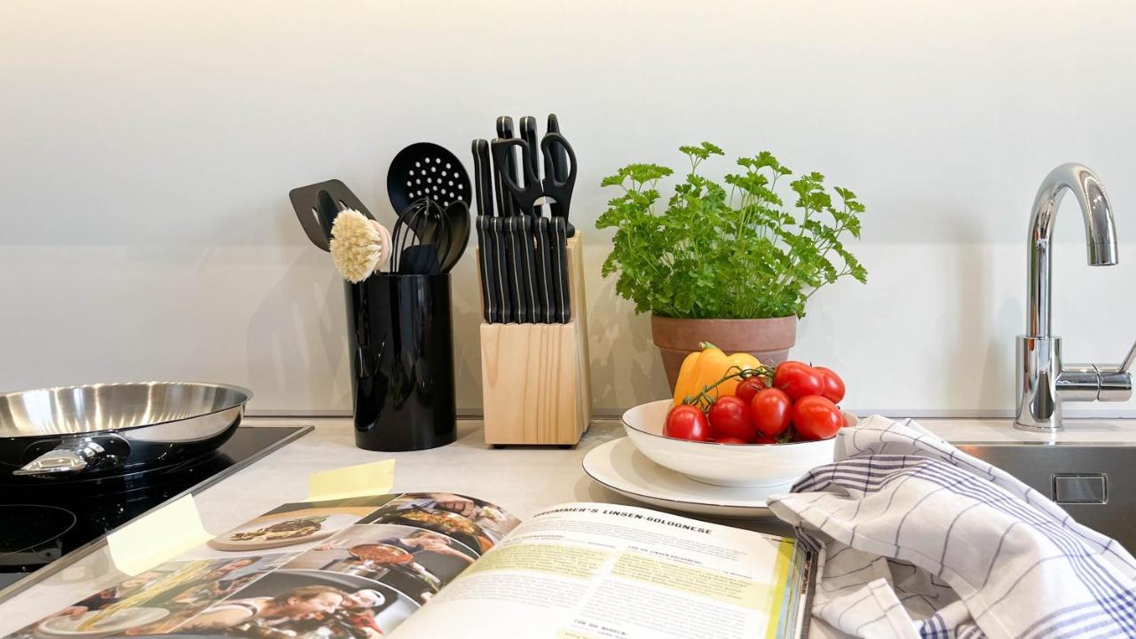 Moka Living-Sunset Apt, Nordic Design,Kueche,Wlan, Smarttv Magdeburg Ngoại thất bức ảnh