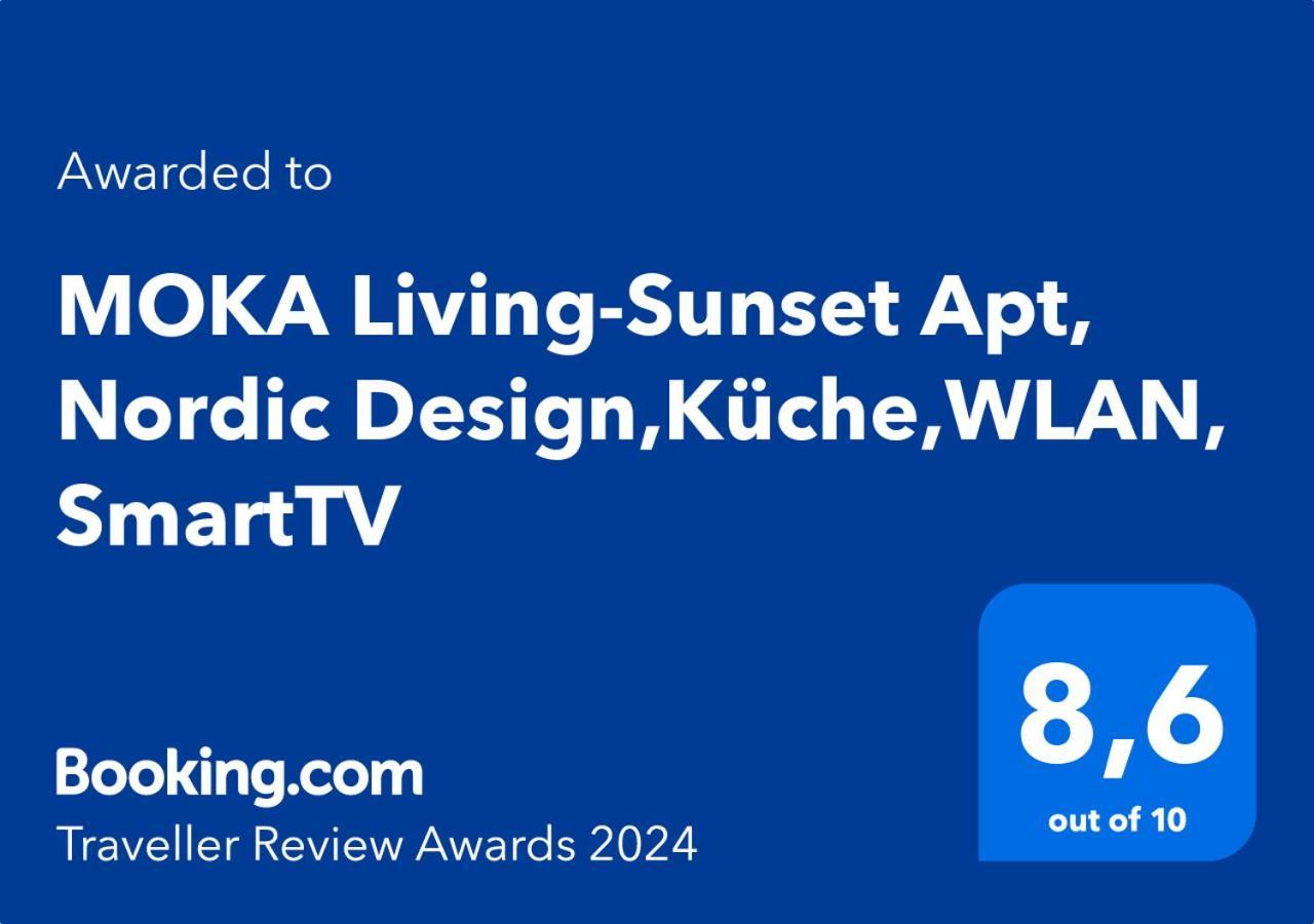 Moka Living-Sunset Apt, Nordic Design,Kueche,Wlan, Smarttv Magdeburg Ngoại thất bức ảnh